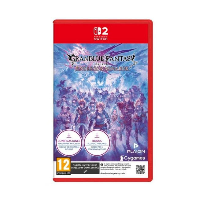 Juego Granblue Fantasy Relink Endless Ragnarok Day One Edition (Gkc) Switch 2