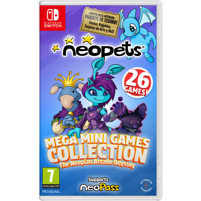 Juego Neopets - Mega Mini Gm. Collc. D1 Switch