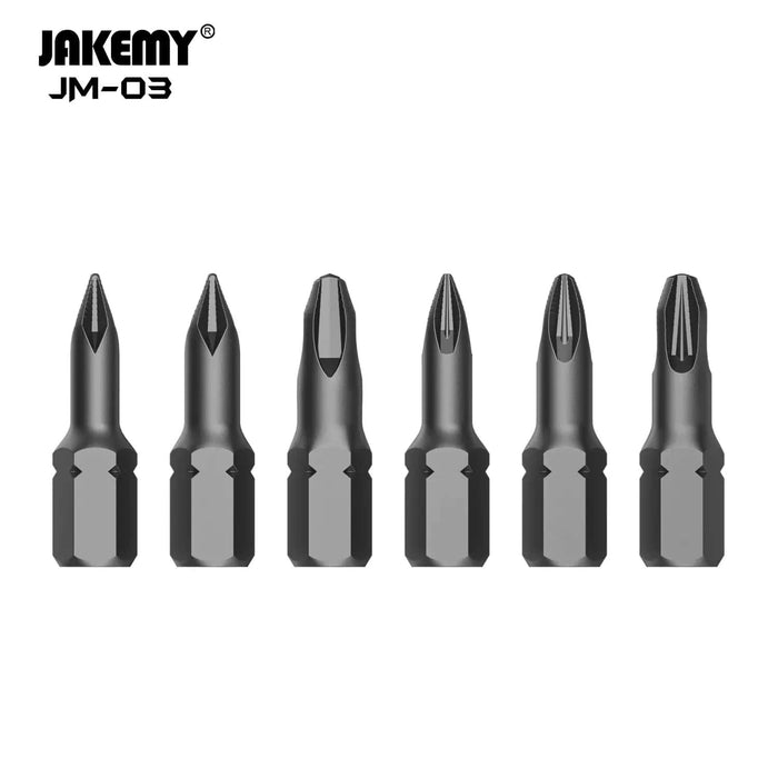 Juego De Puntas Destornillador Cortas Jakemy Jm-03
