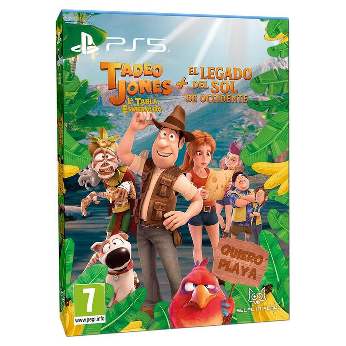 Juego Tadeo Jones 3: La Tabla Esmeralda + El Legado Del Sol De Occidente Playstation 5