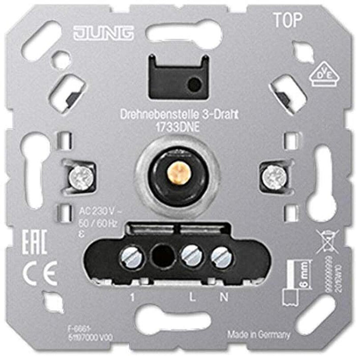 Jung 1733dne Drehnebenstelle 3-Cable