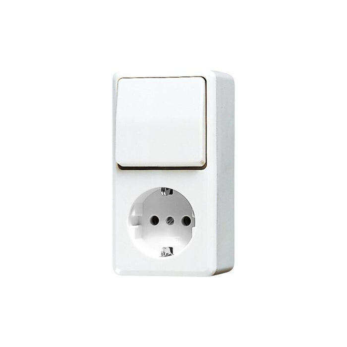 Jung 676 A Ww Ap-Conmutador Con Schuko