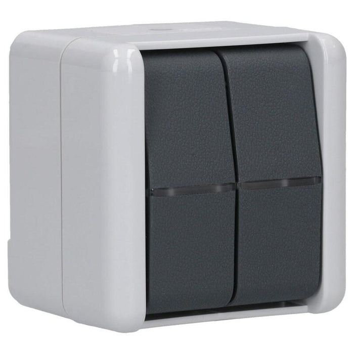 Jung 835 W Ap Wd-Doble Pulsador 2s