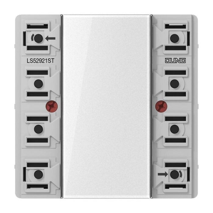 Jung Ls 52921 St Knx Tastsensor-Modul Universal, 2fach, F50, Serie Ls