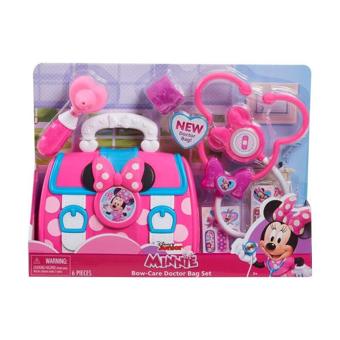 Just Play Disney Junior Minnie Mouse Bow-Care Doctor Bag Set, Electrodomésticos Para Niños 88093