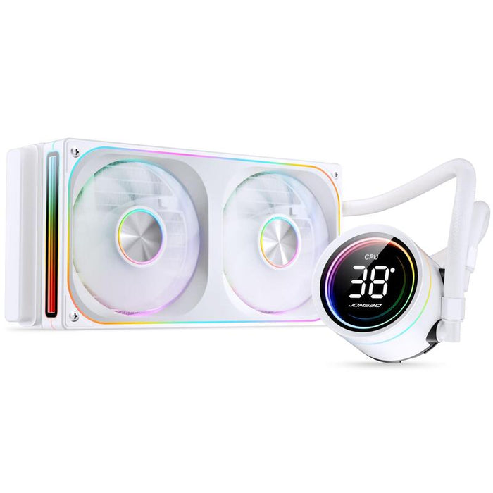 K Jonsbo Th-240 Aio Refrigeración Líquida, Argb, Segmentanzeige - 240mm, Blanco