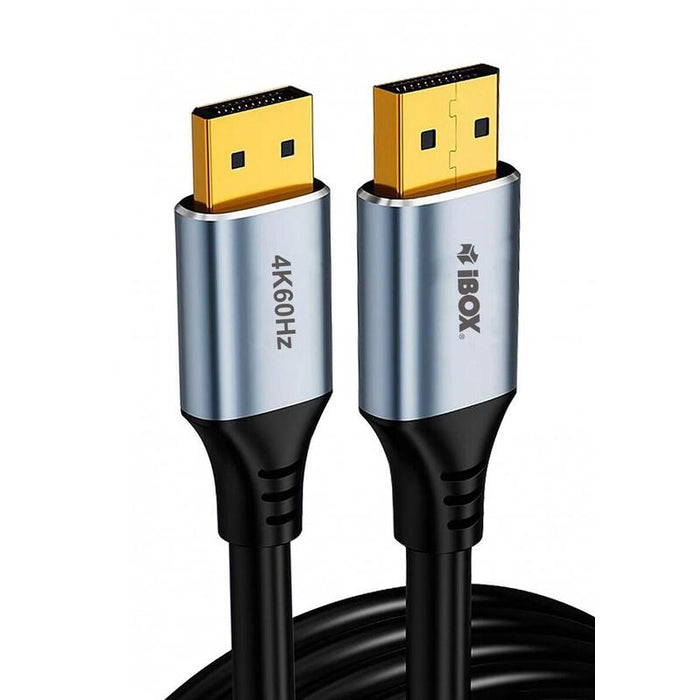 Kabel Displayport 4k60hz Zlota Wtyczka 2m