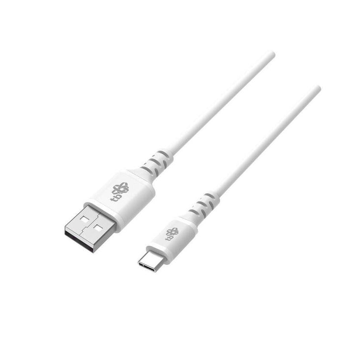 Kabel Usb-Usb C 1m Silikonowy Bialy Quick Charge
