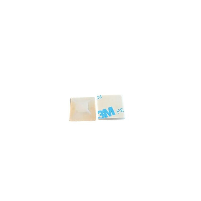 Kabelbinder Holder, Hvid,  20x20mm, 5 Stk.