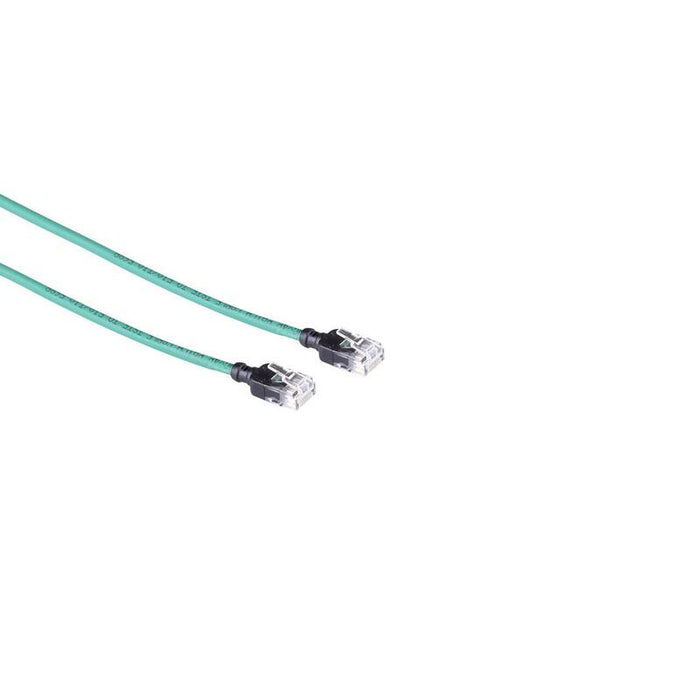 Kat6a Slim Utp 1,0m  Patchkabel GrN, Halogenfri