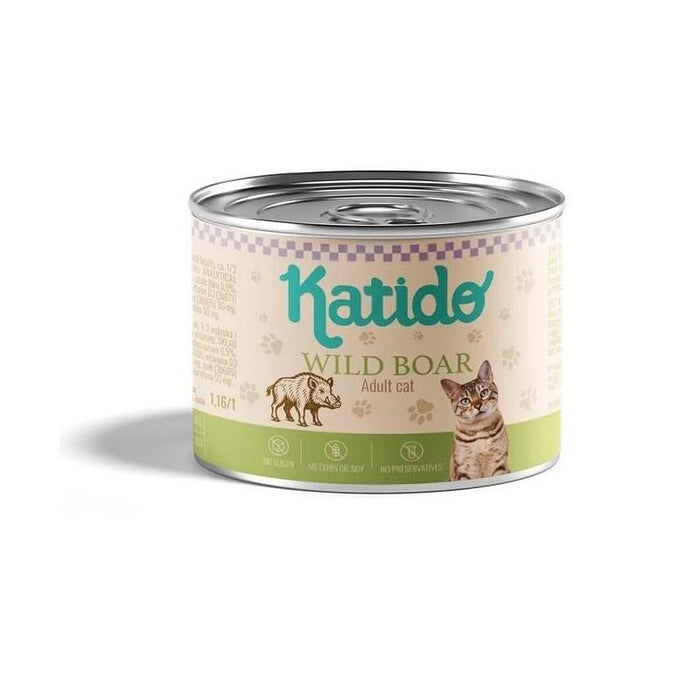 Katido Dzik Pelnoporcjowa Comida Húmeda Para Gato 200g