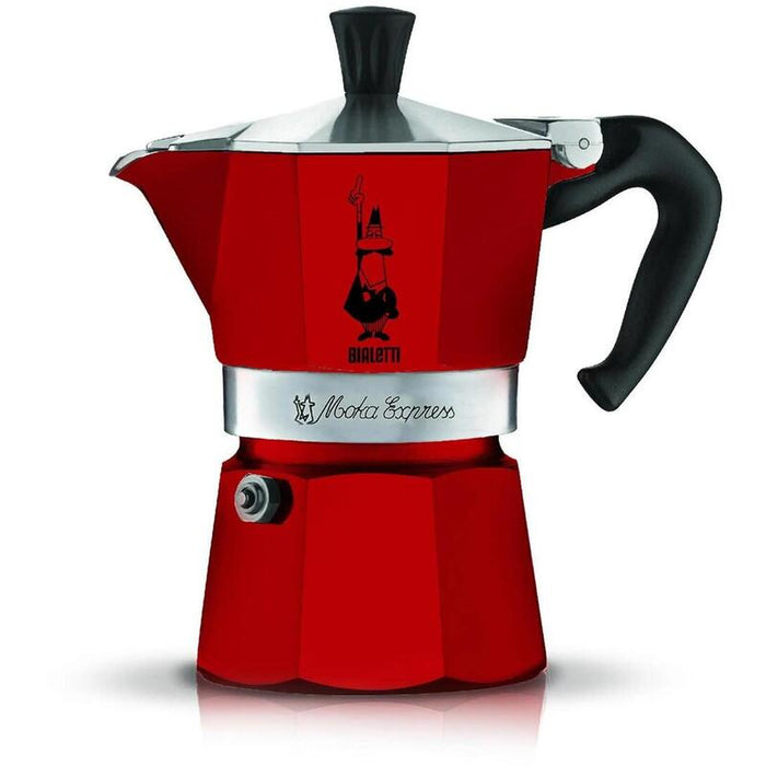 Kawiarka Na 3 Filizanki Moka Express 5466 Bialetti Rojo