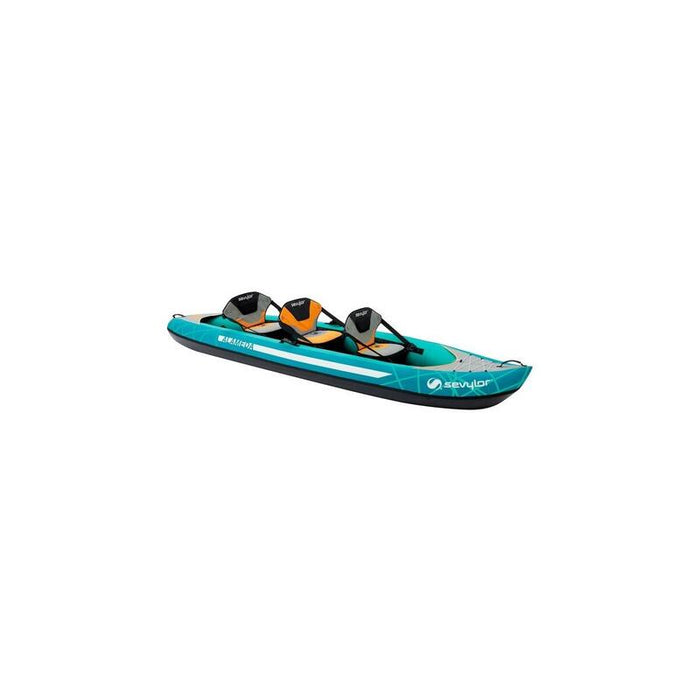 Kayak Sevylor Alameda, Bote Inflable Verde/Gris, 375 X 93 Cm 2000026700