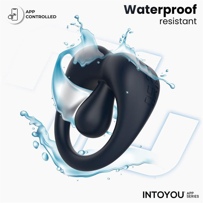 Kenny Anillo Vibrador Con Estimulador De Clítoris Y App Azul Oscuro
