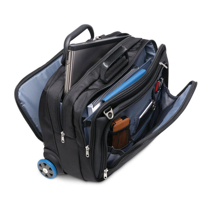 Kensington Wheeled Laptop Bag 17" Contour - Black