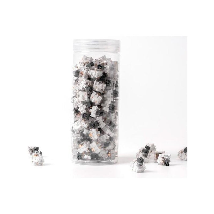 Keychron K Pro Silver Switch Set, Interruptores De Llave Plateado/Transparente, 110 Piezas G5