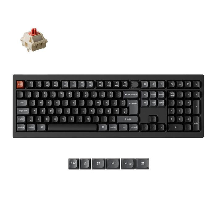 Keychron Keychron V6 Ultra 8k 100% Bk Rgb Rojo H V6u-D1-De