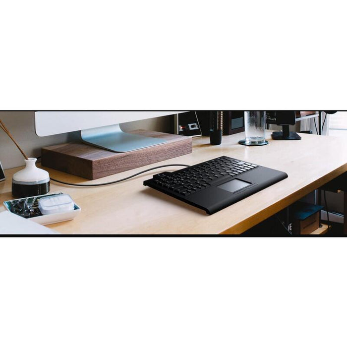 Keysonic Super-Mini-Tas Touchpad,B-Light,Bk, Ksk-3210elu(Uk)