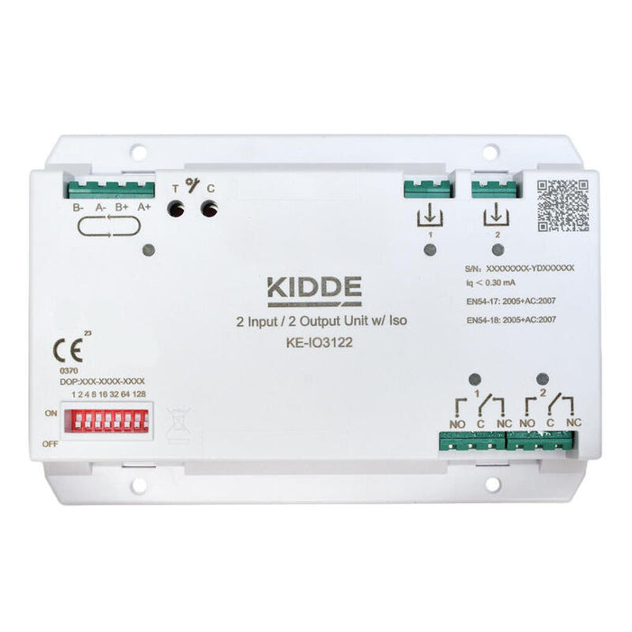 Kidde Commercial Ke-Io3122 Unidad Inteligente Analogica De 2 Entradas/2 Salidas Con Aislador