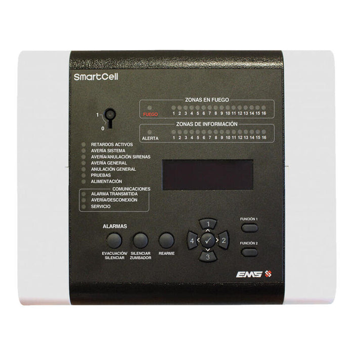 Kidde Commercial Sc-11-1201-0001-09 Panel De Control Inalámbrico Smartcell (Sín Módulo De Comunicaciones) - Español