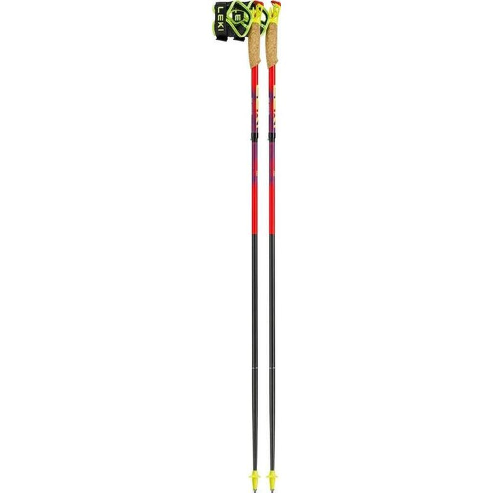 Bastones De Trekking Leki Trl Ultratrail Fx One, 125 Cm, Rojo.