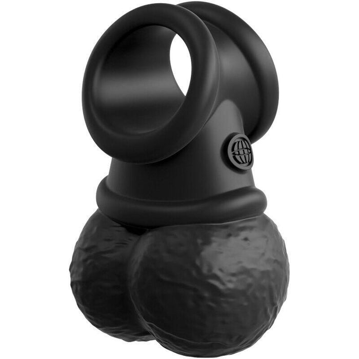 King Cock - Elite Anillo Con Testiculos De Silicona
