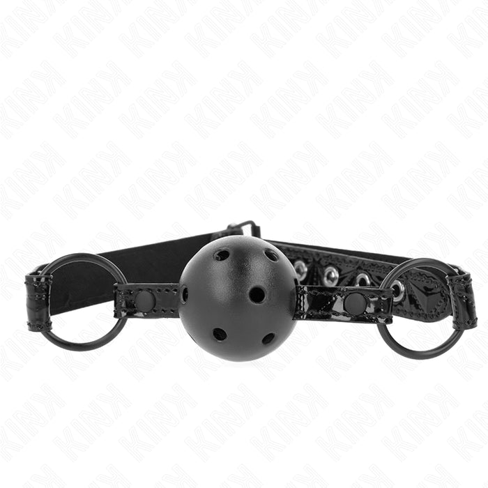 Kink - Mordaza De Bola 4.5 Cm Con Patrón De Diamante Modelo 3 64.5 Cm Ajustable 42- 60 Cm