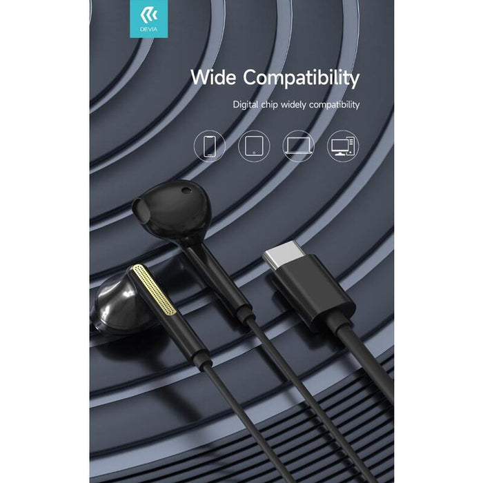 Kintone Series A1 Digital Wired Earphone Type-C Black