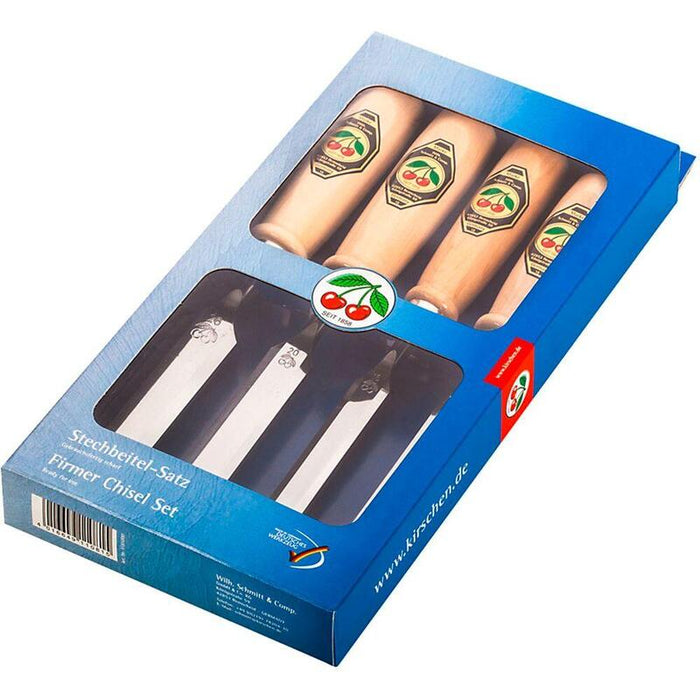 Kirschen Firmer Chisel Set 4pcs 1181 Sb In Display Box  1181000