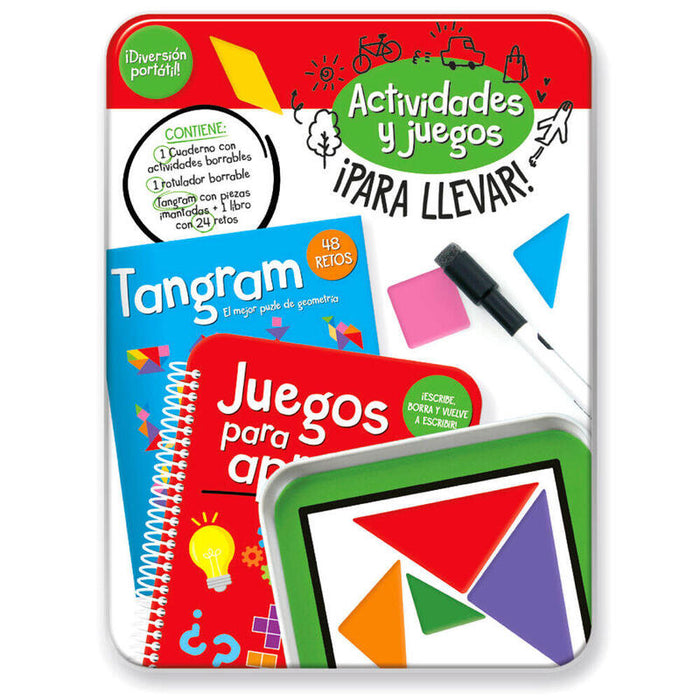 Kit Actividades Portatil Tangram Español