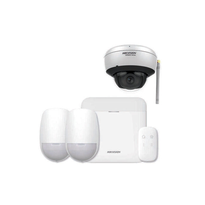 Kit Alarma Axpro 96 Zonas. Central + 2 Pircam + 1 Pir + 1 Contacto + 1 Mando + 1 Teclado + 1 Sirena