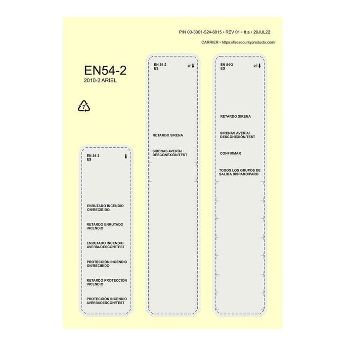 Kit De Idiomas Para Central De Incendios Direccionable (Portugués)
