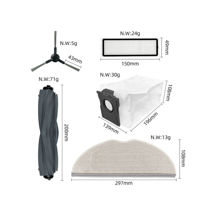 Kit De Recambios Para Aspiradora Dreame Mova S10 S10 Plus