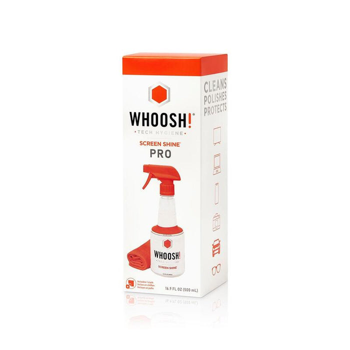 Kit Limpiador De Pantallas Whoosh Wsh005 Spray 500ml + Paño Microfibra