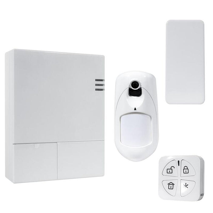 Kit Promo Lightsys Air De 128 Zonas Vía Radio Con Detector Pir Con Cámara Eyewave