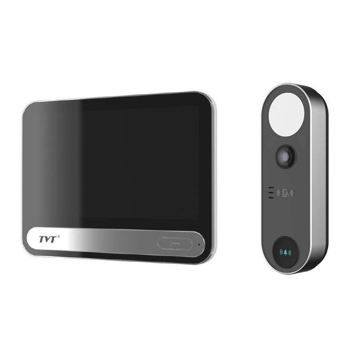 Kit Videoportero Ip Wifi Video Doorbell 2mp + Pantalla Táctil Wifi 7" Tvt