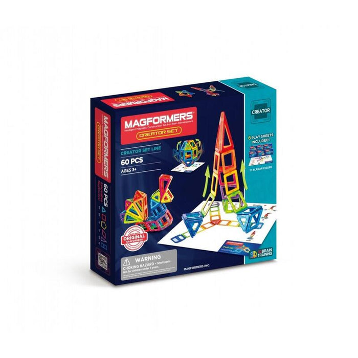 Klocki Magnetyczne Creator 60 Elementów