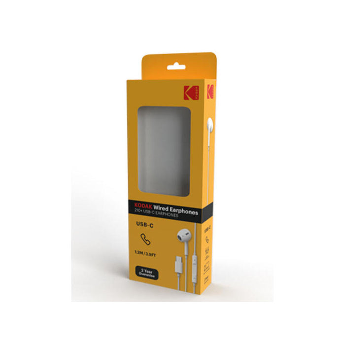Kodak Auriculares Boton + Mic 210+ Tipo-C