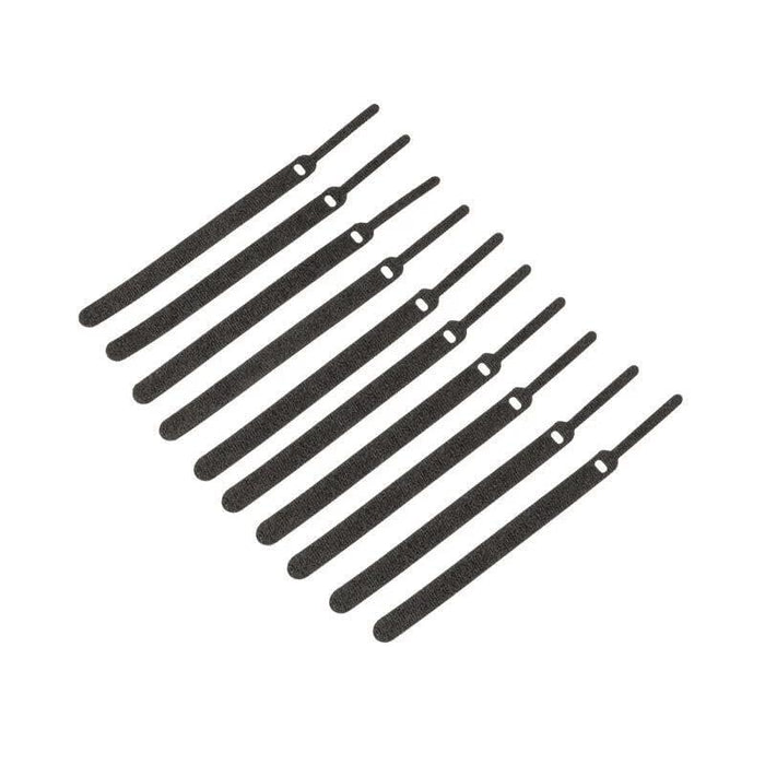 Kolink Kabelbinderset Con Cierre De Velcro - 10 Unidades, Negro
