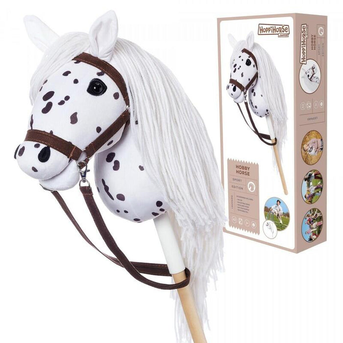 Kon Na Kiju Hobby Horse Hoppihorse A3 Leopard - Bialy, Masc Tarantowata