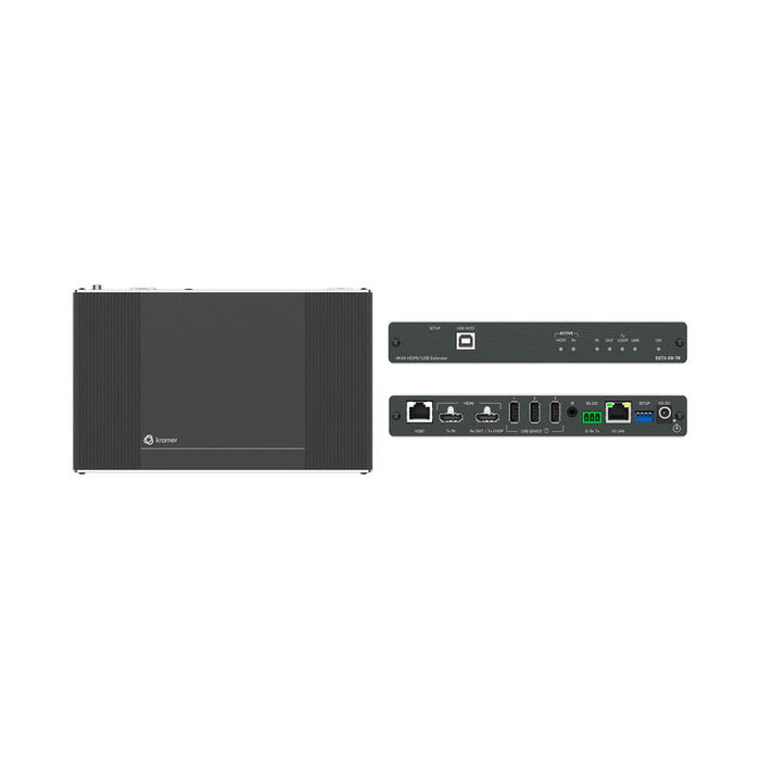 Kramer Avsm 4k60 4:4:4 Hdmi Extender With Usb, Ethernet, Rs232, & Ir Over ExtendedReach Hdbaset 3.0 - Ext3-Xr-Tr (50-80572290)