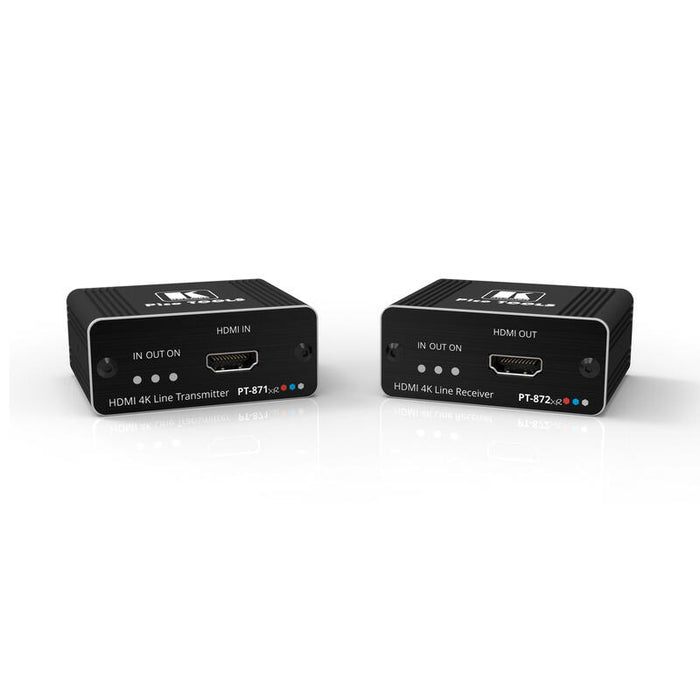 Kramer / Kit De Extensión De Alto Rendimiento / 4k / Hdmi / Pt-871/2xr-Kit  Kramer 4k Hdr Hdmi Compact Poc Extender Over Long-Reach Dgkat 2.0-Pt-871/2xr-Kit (50-80389390)