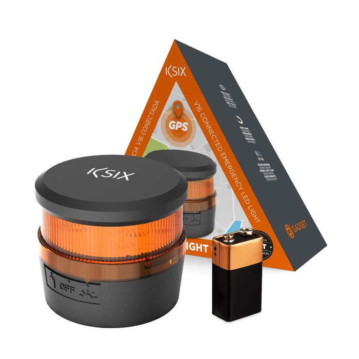 Ksix Luz Emergencia V16 - Geolocalizacion - Homologada - Sim - Visible A 1km De Distancia