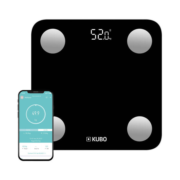 Kubo Báscula De Grasa Corporal, Báscula Baño Digital Inteligente, Bluetooth, 13 Monitores De Composición Corporal, Para Andriod