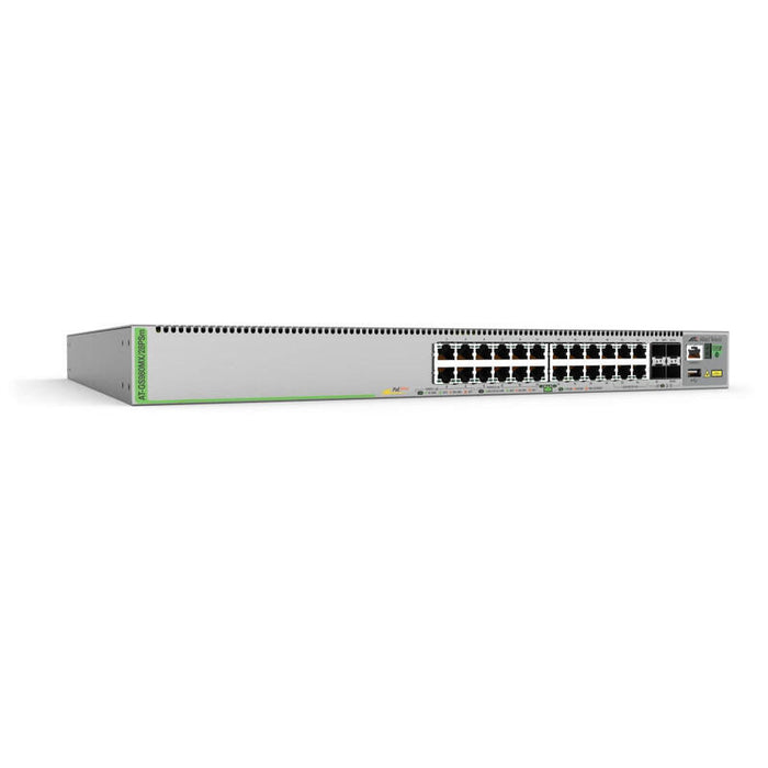 L3 Stack Switch 20x10/100/1000-Cpnt T Poe+ 4x100m/1g/2.5g/5g-T Poe+