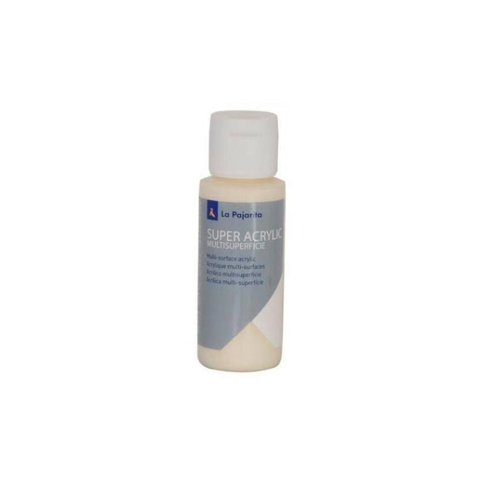 La Pajarita Pintura Super Acrylic A-02 60ml Marfil