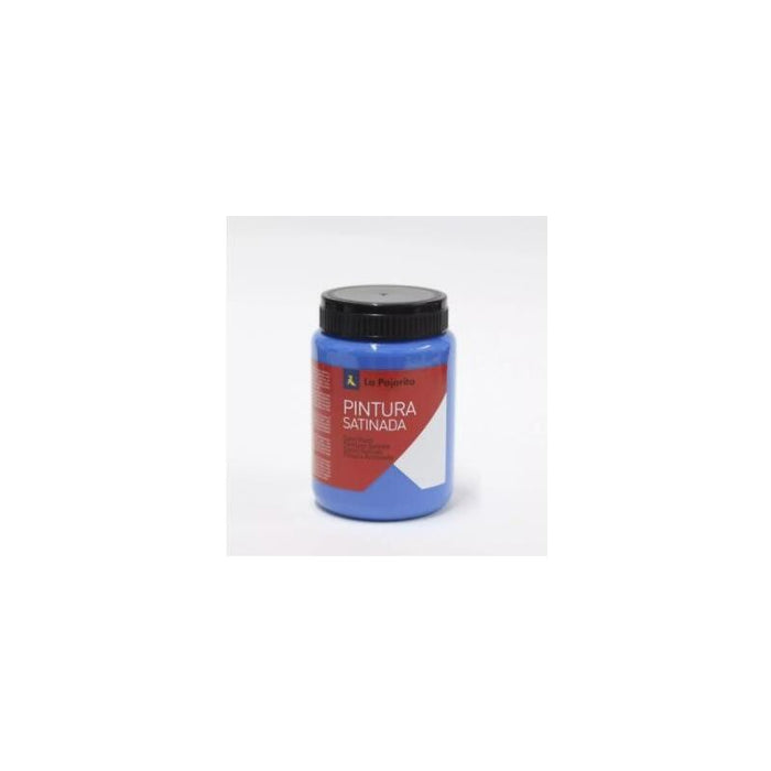 La Pajarita Témpera Escolar Bote De 35ml Satinada Azul Intenso L-12