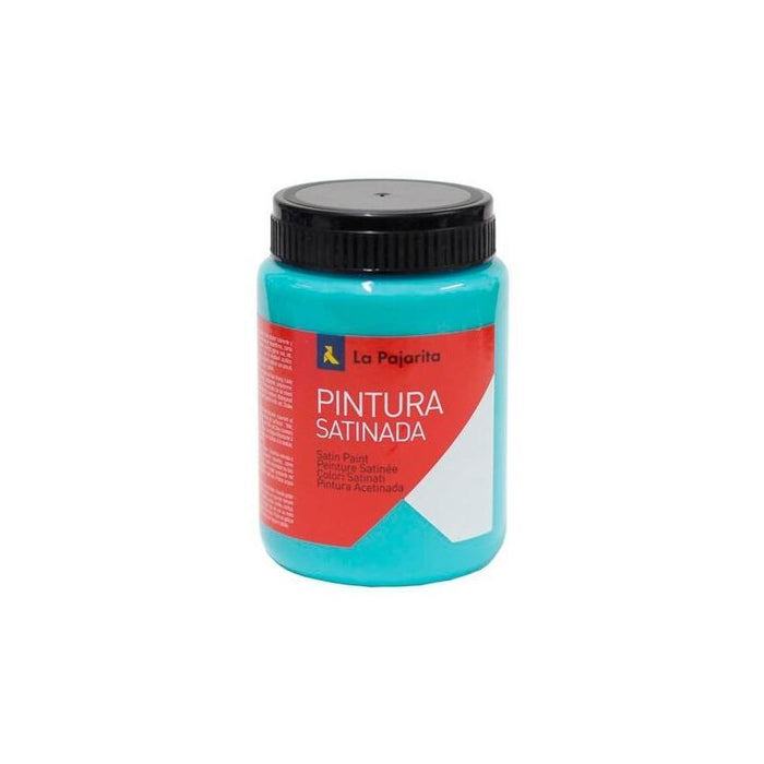 La Pajarita Témpera Escolar Bote De 375ml Satinada Turquesa L-35