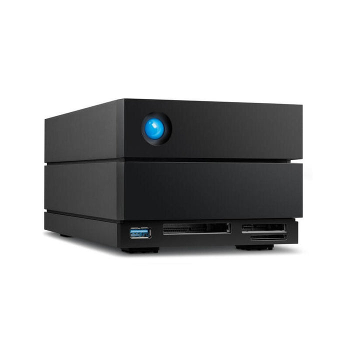 Lacie 2big Dock Stlg36000400 Orden Hdd 36tb 2 Compartimentos (Sata-600) Hdd 18tb X 2 Thunderbolt 3 Usb3.2 Gen 2 (Externo) Con 5 Años De Plan De Servicio Para Recuperación De Datos
