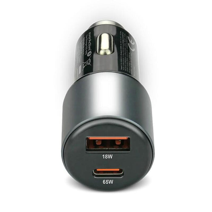 Ladowarka Samochodowa Cc-60q Qc3.0 83w 1x Usb + 1x Usb-C Pd Negro